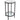 Cocktail Glass Petite Side Table 