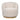 Tubby Swivel Arm Chair - Ivory Boucle