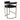 Dino Kitchen Stool - Black Linen