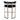 Dino Kitchen Stool - Black Linen