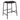 Kai Black Kitchen Stool 