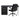 Black office desk with a matching black office chair on a white background