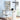 Artiss Foldable Computer Desk & Office Chair Set White