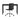 Black office desk with a matching black chair on a white background