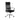 Black office chair with mesh backrest on a white background
