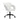 White office chair with black base on a white background