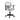 Gray office chair with black frame on a white background