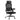 Black office chair with mesh back and adjustable armrests on a white background