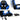 Intex Spire Zinc Blue & Black Adjustable Gaming/Office Chair